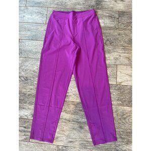 Athleta Vienna‎ Slim Pant size 6 Womens Casual Pants 882642 Pockets Pink Purple